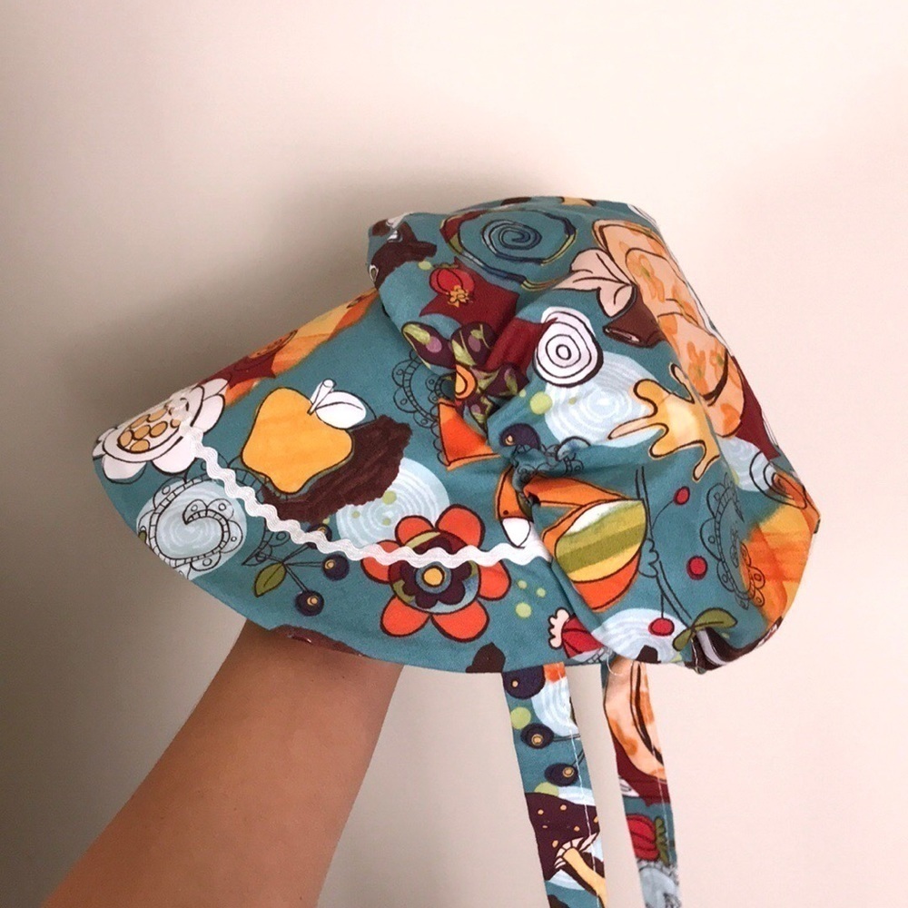 Blue Bonnet Mushroom Leaf Apple Garden Prairie